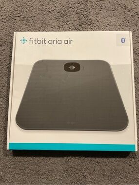 NEW Fitbit Aria Air Scale Gift Gym Exercise Black Color